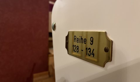 Reihe 9 in der B&uuml;hne Freiberg (Sachsen). Foto: mku