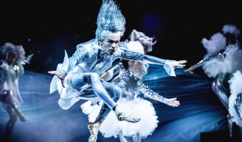 Offenbachs „Die Reise zum Mond“ am Theater Regensburg. Foto: Marie Liebig