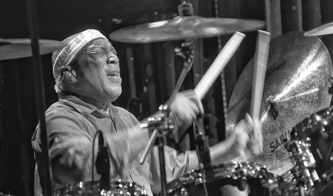 Billy Cobham. Foto: H.J. Maquet Billy Cobham. Foto: H.J. Maquet