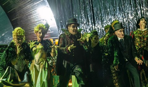 In Halle machte Patric Seibert aus der Ballgesellschaft Vampire. Foto: Anna Kolata In Halle machte Patric Seibert aus der Ballgesellschaft Vampire. Foto: Anna Kolata