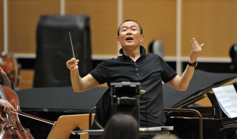 Arriviert: der Komponist und Dirigent Tan Dun. Foto: MDR Arriviert: der Komponist und Dirigent Tan Dun. Foto: MDR
