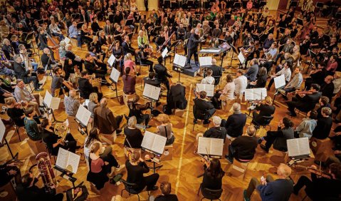 Eröffnungskonzert bei Wien modern 2024. Foto: Markus Sepperer. Eröffnungskonzert bei Wien modern 2024. Foto: Markus Sepperer.