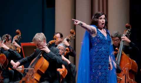 Foto: Maximilian Borchardt. Maida Hundeling (Turandot) Foto: Maximilian Borchardt. Maida Hundeling (Turandot)