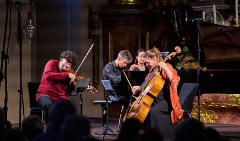 Trio Gaspard in Lockenhaus. Foto: Raphael Mittendorfer Trio Gaspard in Lockenhaus. Foto: Raphael Mittendorfer