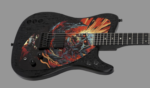 Gitarre aus Carbonbeton
