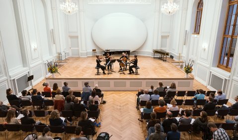 Kammermusik im Großen Saal der Musik-Akademie Basel. Bild: zVg