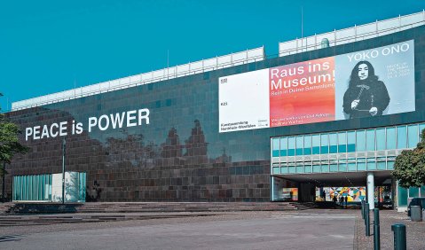 Kunstsammlung NRW: Yoko Ono – Peace is Power. Foto: Linsa Inconi Kunstsammlung NRW: Yoko Ono – Peace is Power. Foto: Linsa Inconi