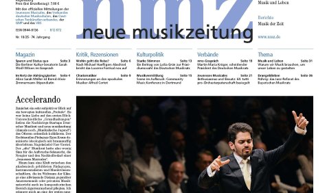 nmz 10/2025 - Erste Seite