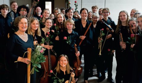 JAM-Gruppenbild nach dem erfolgreichen Abschlusskonzert. Foto: Carola Seger
