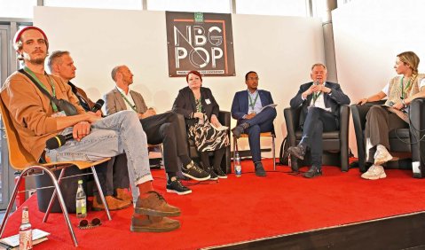 Kulturpolitik-Panel bei der N&uuml;rnberg.Pop. Foto: Bernd Schweinar