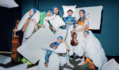 Das K&ouml;lner Ensemble UBU mit einer Relaxed Performance. Foto: Niclas Weber