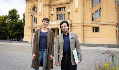 Maria Keller und GMD Ruben Gazarian
