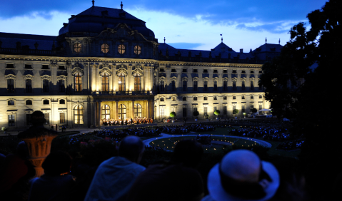 Residenz Hofgarten. Foto: Mozartfest Würzburg, Oliver Lang