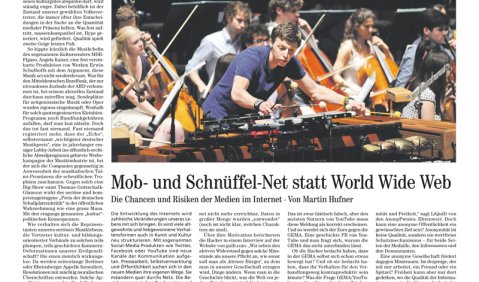 Titelseite der nmz 9/2011.