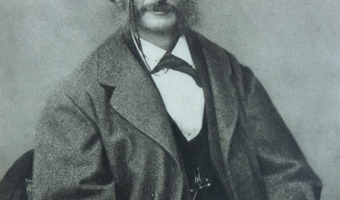 Jacques Offenbach, Fotografie von Félix Nadar. Foto: By Nadar, upload by Adrian Michael [Public domain], via Wikimedia Commons