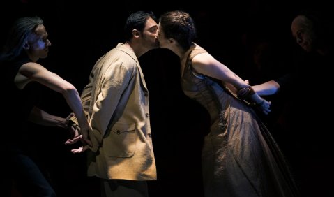 Francesco Demuro (Nadir) und Olga Peretyatko-Mariotti (Leïla). Foto: Donata Wenders