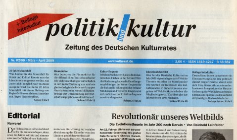 politik und kultur – Zeitung des Deutschen Kulturrates