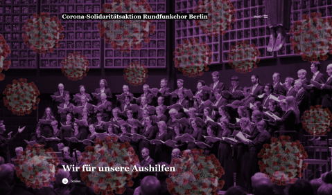 Corona-Solidaritätsaktion Rundfunkchor Berlin