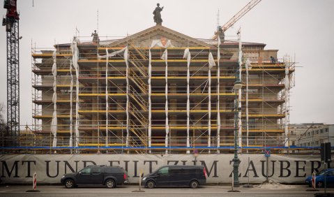 Sanierung der Staatsoper Berlin. Foto: Hufner
