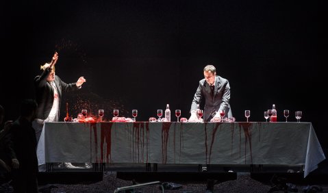 Richard Croft (Idomeneo) & Julien Behr (Arbace) Foto: Copyright: Werner Kmetitsch