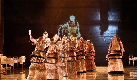 VIAGGIO A REIMS, Regie: Jan Bosse, Premiere 15. Juni 2018 Deutsche Oper Berlin, copyright:Thomas Aurin