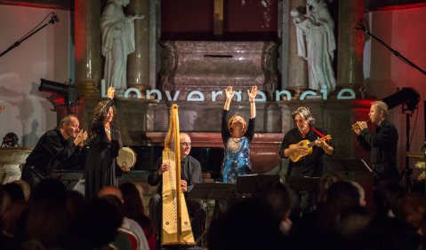 Das Ensemble Oni Wytars beim Wittenberger Renaissance Musikfestival. Foto: Presse