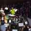 Moritz Eggerts Fussballoratorium in Basel. Es dirigiert Tutus Engel. Foto: © Zlatko Micic