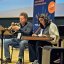 Laila Mahmoud und Jochen Keller vom Ensemble Colourage. Foto: JM Koch