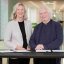 Sir Simon Rattle und Katja Wildermuth. Foto: BR/Markus Konvalin