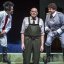 Changjun Lee (Doktor), Bo Skovhus (Wozzeck), Peter Lodahl (Hauptmann). Foto: Olaf Malzahn