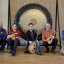 Die Schwestern der Mandoline mit Ihren Spielern und Spielerinnen: (v. l.) Bağlama (Sedat Boyraz), Domra (Olga Dubowskaja), Oud (Shaul Bustan), Mandoline (Steffen Trekel und Jochen Ross). © Christoph Edelhoff, LMR SH